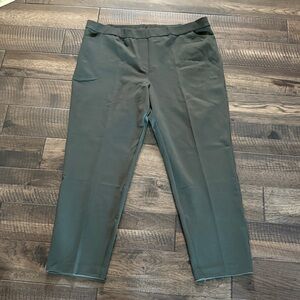 Susan Graver weekend forest green‎ knit pants! 2X NWOT